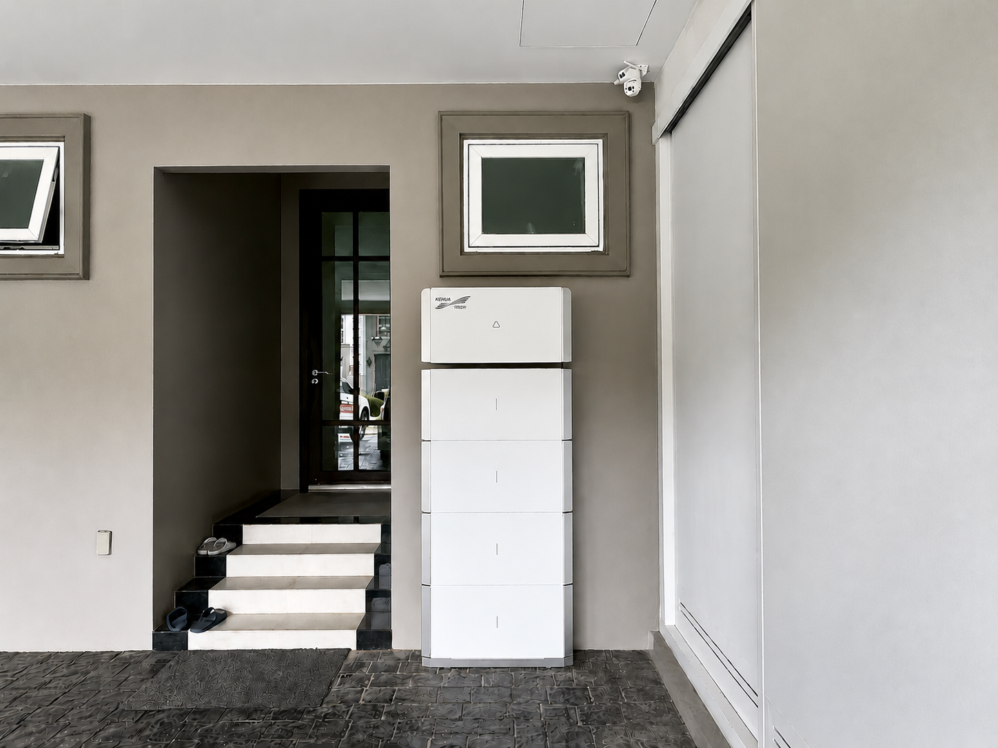 kehua tech hybrid inverter installation project for khun kamthorns house